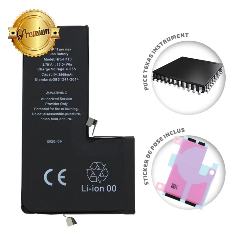 Batterie Haute Capacité 6000mAh Pour IPhone 11 Pro - Remplacement Avec Outils Inclus - Nouveau 2025