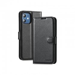 Housse à clapet Noire pour Samsung Galaxy S24+ avec porte-cartes intégré photo 1