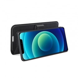 Housse à clapet Noire pour Samsung Galaxy S24 Ultra avec porte-cartes intégré photo 5