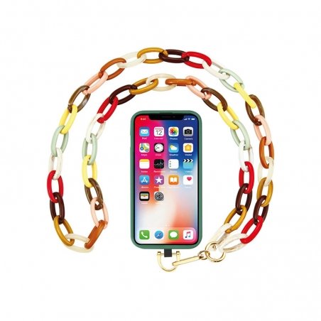 Tour de cou bijoux Multicolore - Longueur 120cm photo 2