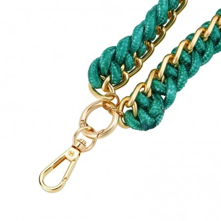 Tour de poignet bijoux Tressé vert - Longueur 40cm photo 2