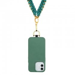 Tour de poignet bijoux Tressé vert - Longueur 40cm photo 3