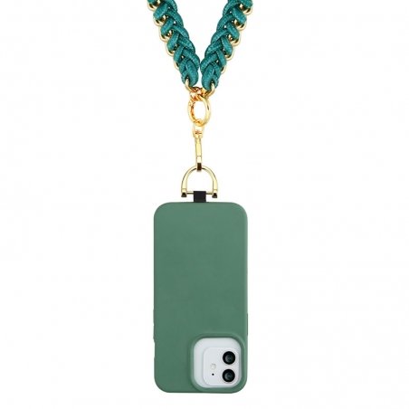 Tour de poignet bijoux Tressé vert - Longueur 40cm photo 3