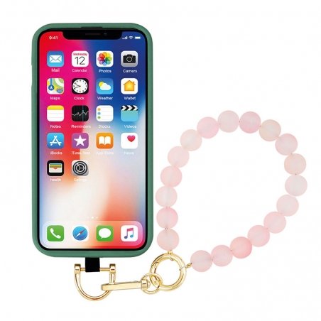 Tour de poignet bijoux Perles Roses - Longueur 30cm photo 4