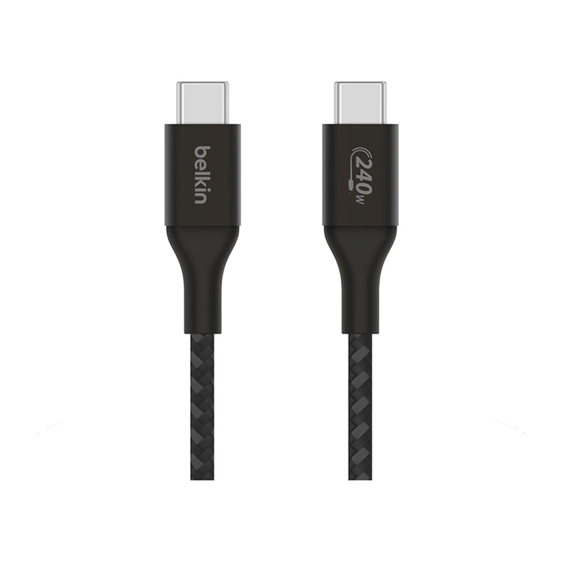 Câble noir USB-C vers USB-C 240W 1m BELKIN photo 1