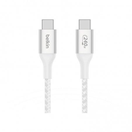 Câble blanc USB-C vers USB-C 240W 2m BELKIN photo 1