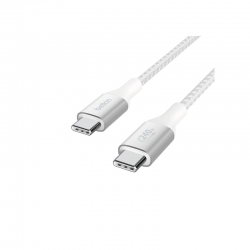 Câble blanc USB-C vers USB-C 240W 2m BELKIN photo 2