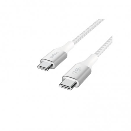 Câble blanc USB-C vers USB-C 240W 2m BELKIN photo 2