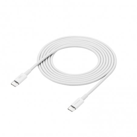 Câble de charge rapide Blanc USB-C à USB-C 60W 1m photo 2