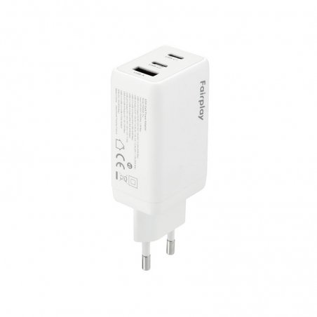 Chargeur rapide 65W avec Triple Port - USB-A et Double USB-C photo 3