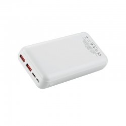 Batterie de secours blanche 20 000 mAh photo 4