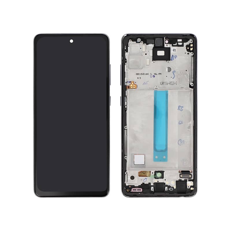Bloc écran OLED avec châssis pour Samsung Galaxy A52 - Noir photo 1