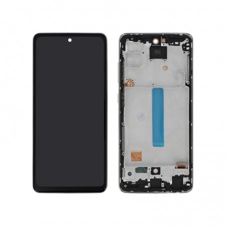 Bloc écran compatible pré-monté sur châssis pour Samsung Galaxy A52 (4G et 5G) Blanc photo 1b