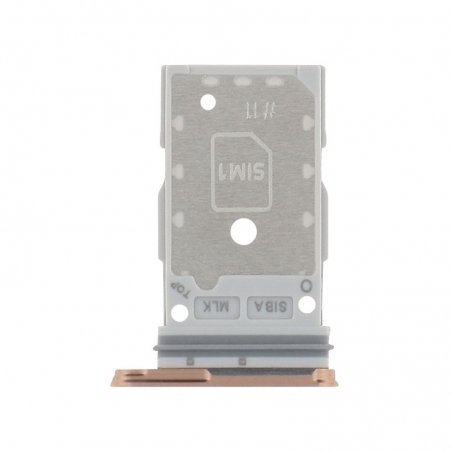 Tiroir SIM d\'origine pour Samsung Galaxy S24 et S24+ Orange photo 1