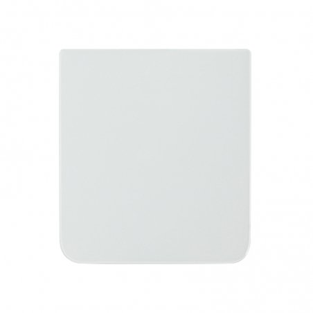 Vitre arrière inférieure pour Samsung Galaxy Z Flip 4 Blanc_photo1