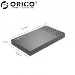 Boitier externe ORICO  pour disque dur SSD/ HDD 2,5  pouces, connectique USB 3.1 photo 3