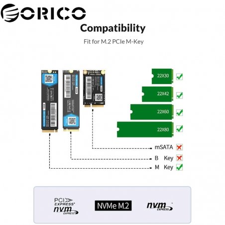 Station de clonage de disque dur SSD NVMe - ORICO photo 2