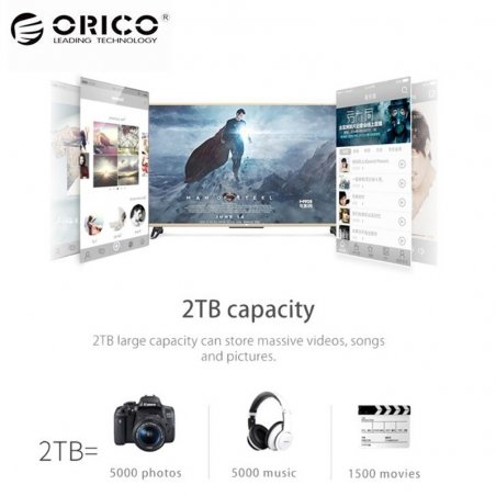 Boitier externe ORICO  pour disque dur SSD pouces, connectique USB-C 3.1 photo 3