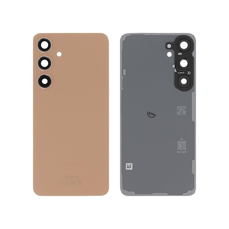 Vitre arrière d\'origine pour Galaxy S24+ Orange photo 1