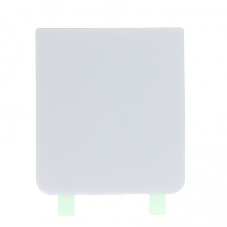 Vitre arrière inférieure pour Samsung Galaxy Z Flip 3 Blanc_photo1