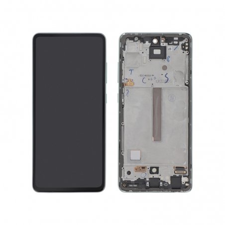 Ecran complet reconditionné avec châssis pour Galaxy A52s 5G (A528B) Vert photo 1b