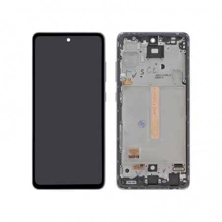 Ecran complet reconditionné avec châssis pour Galaxy A52s 5G (A528B) Violet photo 1b