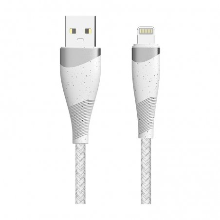 Câble tressé USB-C 1m Blanc photo 2