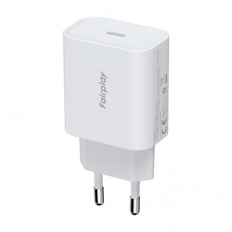 Chargeur 25W USB-C Blanc photo 1