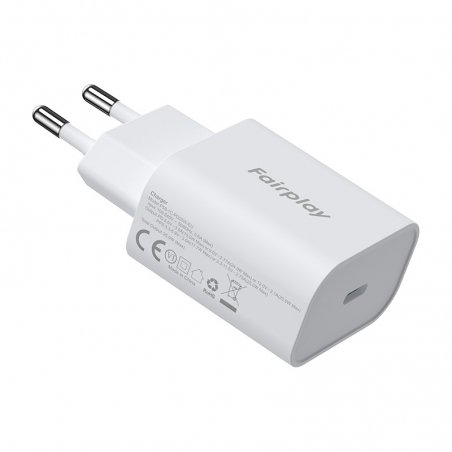 Chargeur 25W USB-C Blanc photo 2