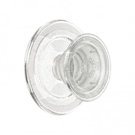 PopGrip MagSafe de PopSockets motif Clear Glitter photo 1