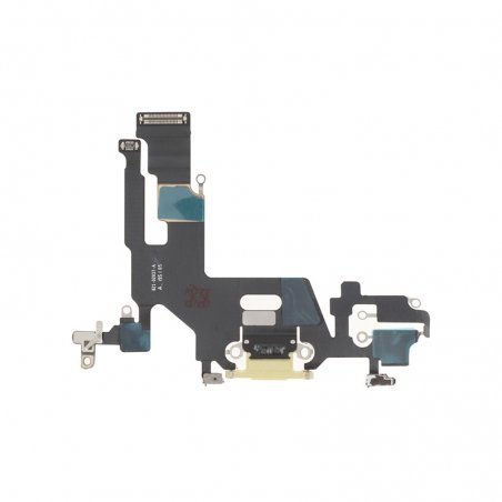 Connecteur de charge pour iPhone 11 Jaune - Origine reconditionné photo 2