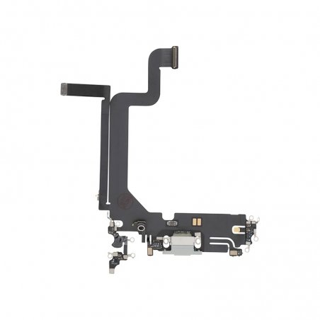Connecteur de charge pour iPhone 14 Pro Max Argent - Origine reconditionné photo 2