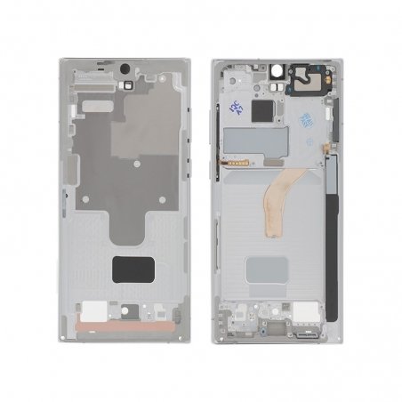 Châssis Intermédiaire pour Samsung Galaxy S22 Ultra Blanc photo 1