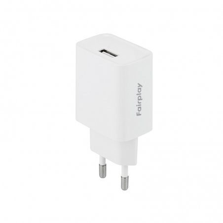 Chargeur secteur 12W USB-A Blanc photo 1