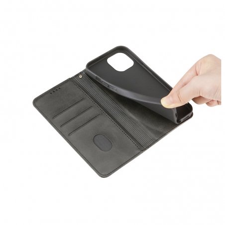 Etui portefeuille à clapet Noir pour Samsung Galaxy A25 5G photo 4