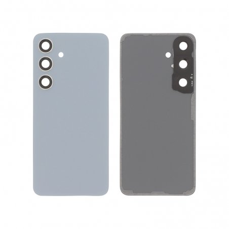 Vitre arrière compatible Bleu pour Samsung Galaxy S24 photo 1