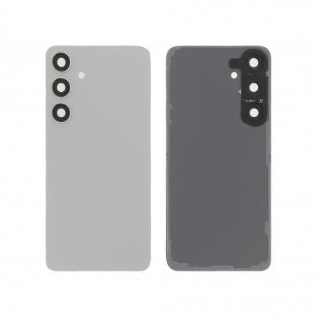 Vitre arrière compatible Argent pour Samsung Galaxy S24+