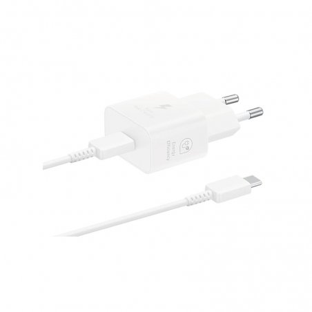 Chargeur Rapide 25W Samsung Blanc avec Câble de 1 m photo 1