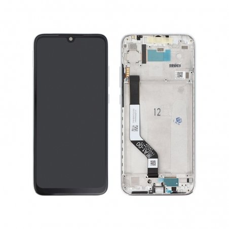 Bloc Ecran Silver pré-monté sur châssis pour Xiaomi Redmi Note 7 photo 1