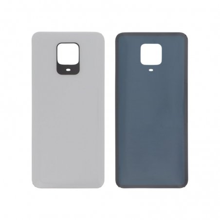 Vitre arrière blanche compatible pour Xiaomi Redmi Note 9 Pro photo 1