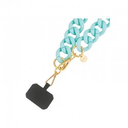 Tour de cou chaine 120cm motif Nœud Bleu photo 4