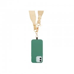 Tour de cou sangle 120cm motif motif or LUNA photo 3