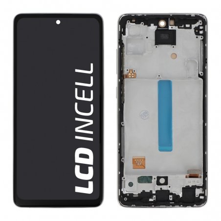 Bloc écran compatible pré-monté sur châssis pour Samsung Galaxy A52 (4G et 5G) Blanc photo 1
