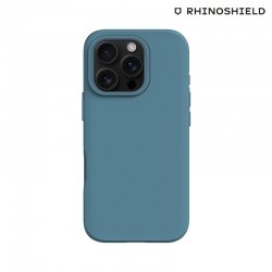 Coque RHINOSHIELD SolidSuit bleu océan pour iPhone 16 Pro photo 2