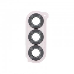 Lentille caméra rose avec contour d\'origine Samsung pour Galaxy Z Fold6 photo 1