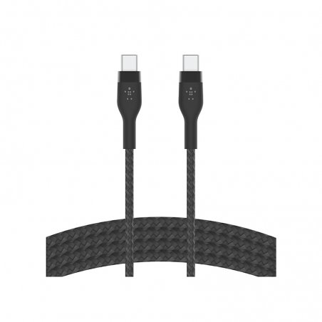 Câble BELKIN silicone tressé USB-C vers USB-C 1m photo 1
