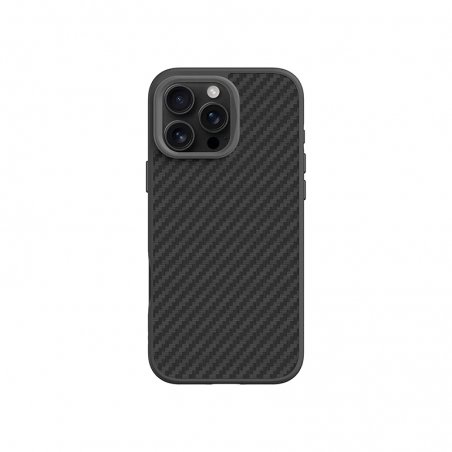 Coque RHINOSHIELD SolidSuit pour iPhone 16 Pro Max - Carbon photo 1