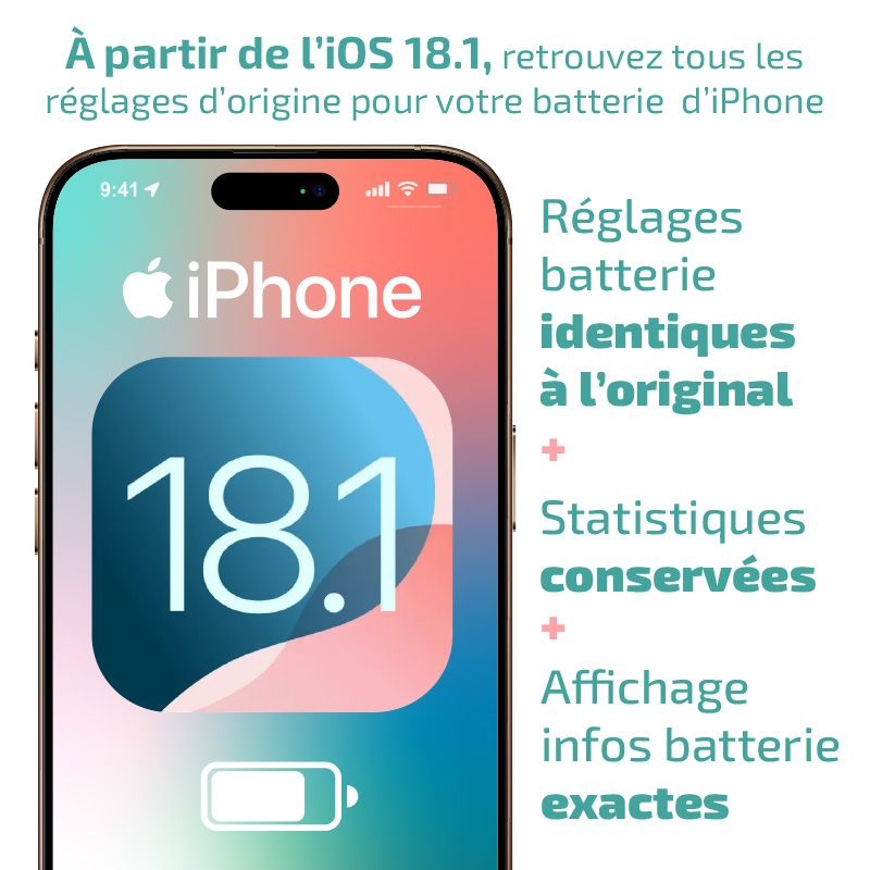 Batterie Cool Compatible Pour IPhone 13 Pro - 2815 MAh Avec Puce Reprogrammable