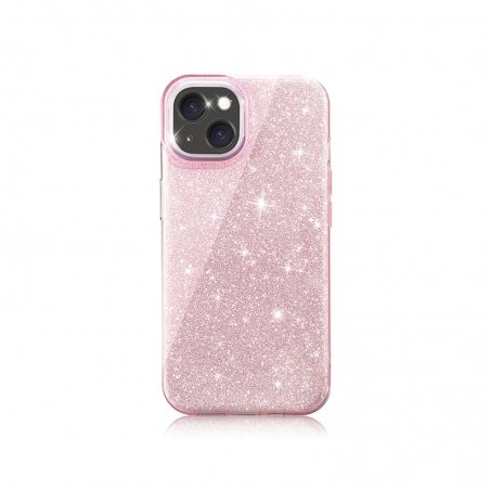 Coque strass Rose pour iPhone 16 photo 1