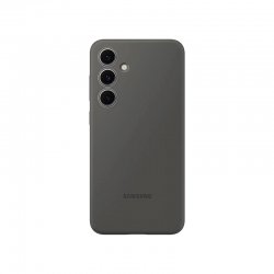 Coque d\'origine en silicone noir pour Samsung Galaxy S24 FE photo 1